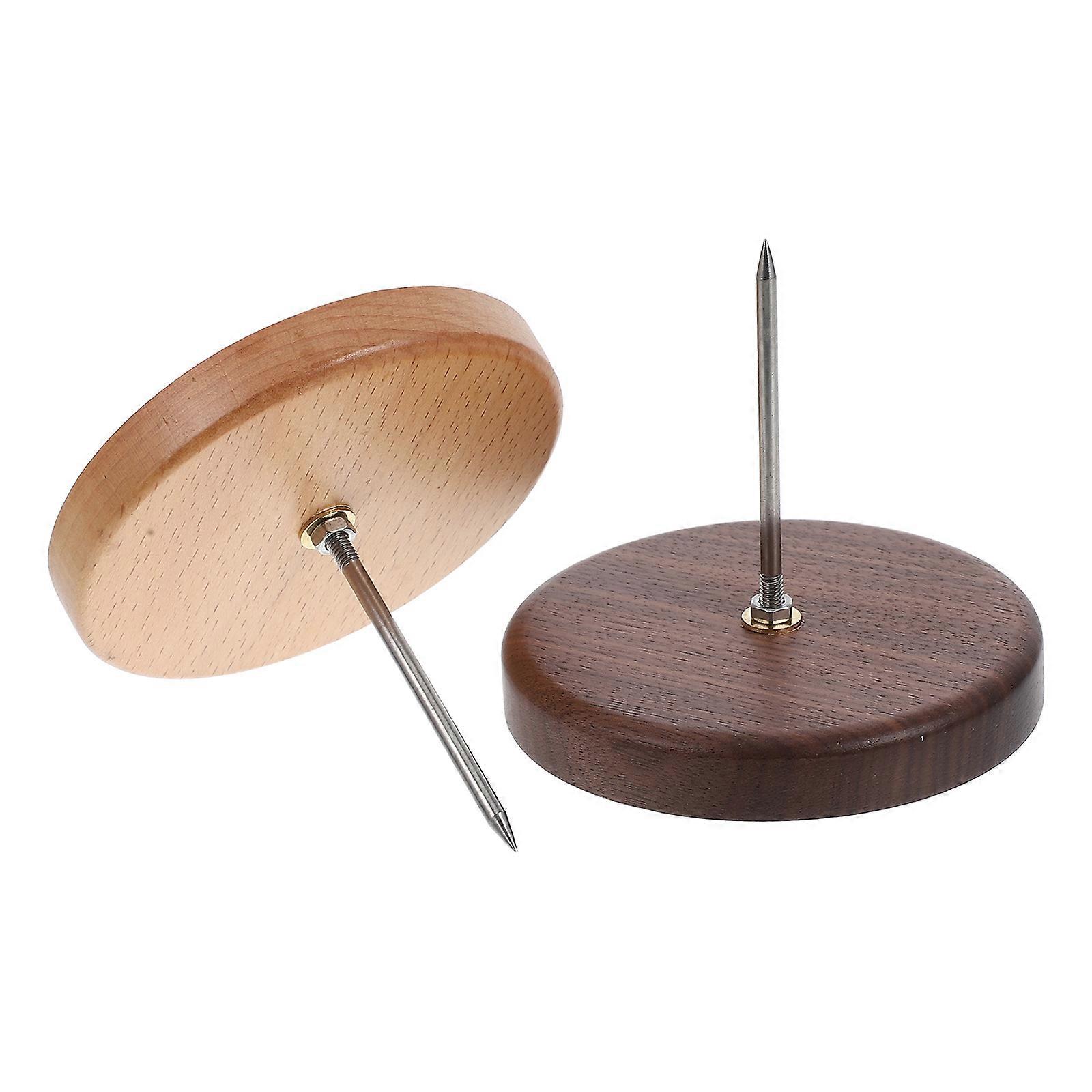 Metal Note Spike 2Pcs Assorted Color Desktop Memo Holder for Paper Ticket Efficiency