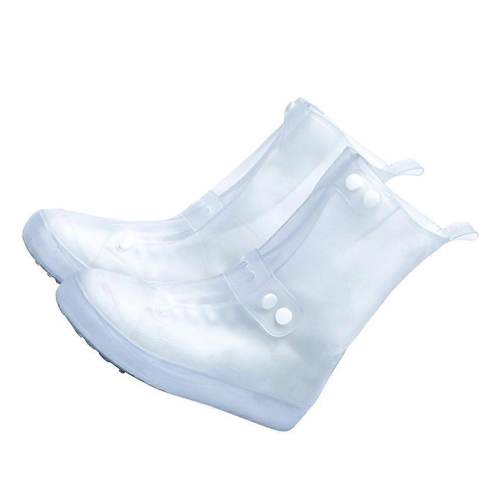 Rainproof Shoe Covers Ideal For Adults Men Women Use In Outdoor Settings Crafted From PVC 1 Pair