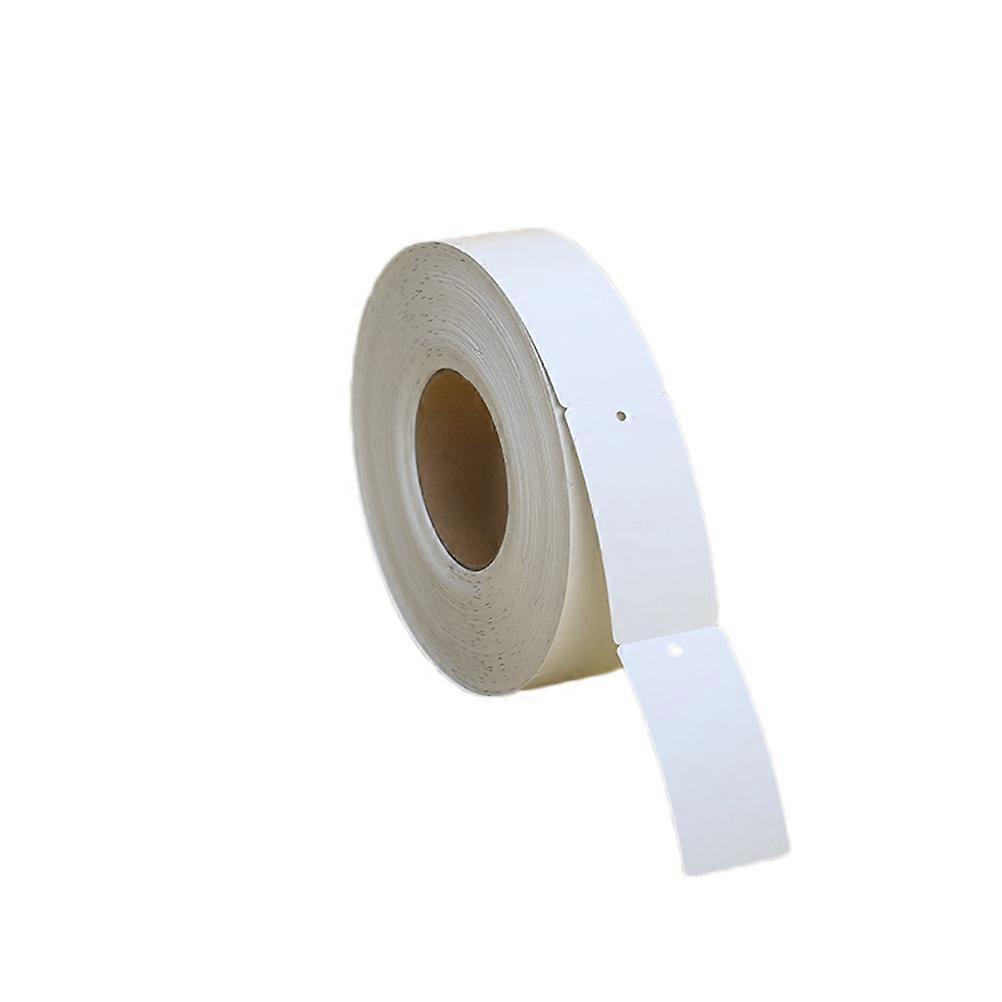1 Roll of Clothing Apparel Tag Blank Hangtag for DIY Crafts Clothing Retailer 45x100mm (White)