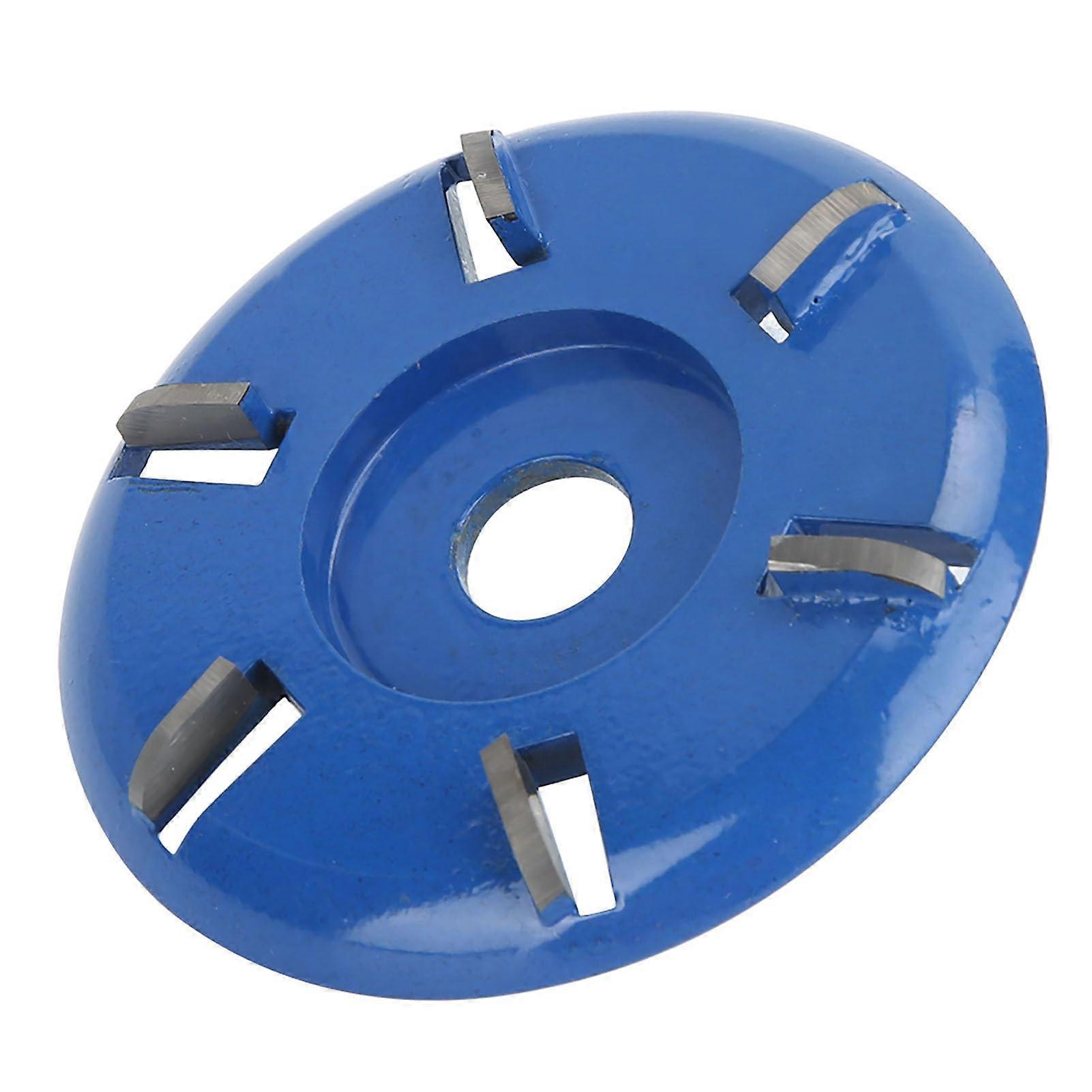6-Teeth Holzschnitzscheibe for Angle Grinder, High-Speed Steel Carving Cutter for Woodworking, Root Carving Blade