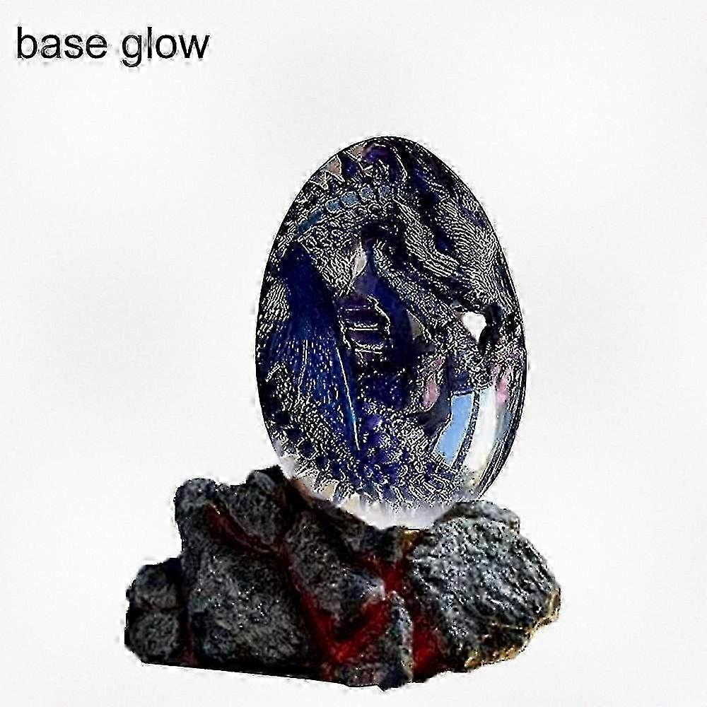 2025 Luminous Dragon Egg Decoration with Glowing Base for Desktop