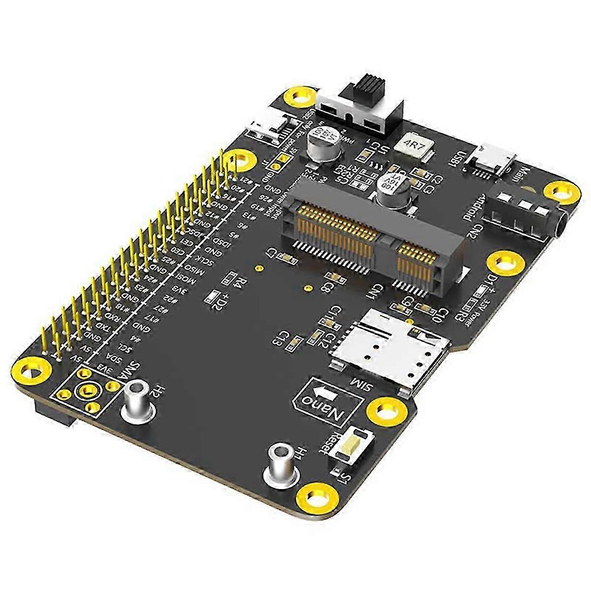 2025 Για 3G/4G/LTE HAT Mini PCIe Expansion Module 40GPIO
