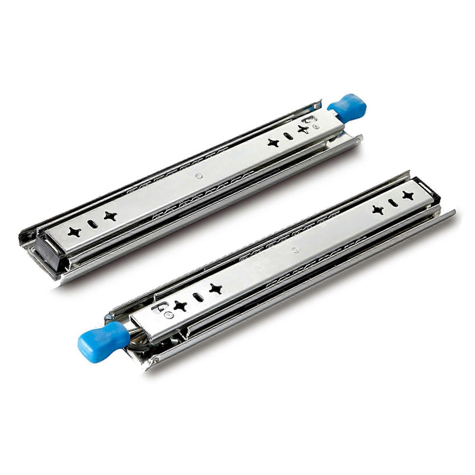 Drawer slides, fullextension, performance ball bearings, 265 lb (Silver 46 inch)