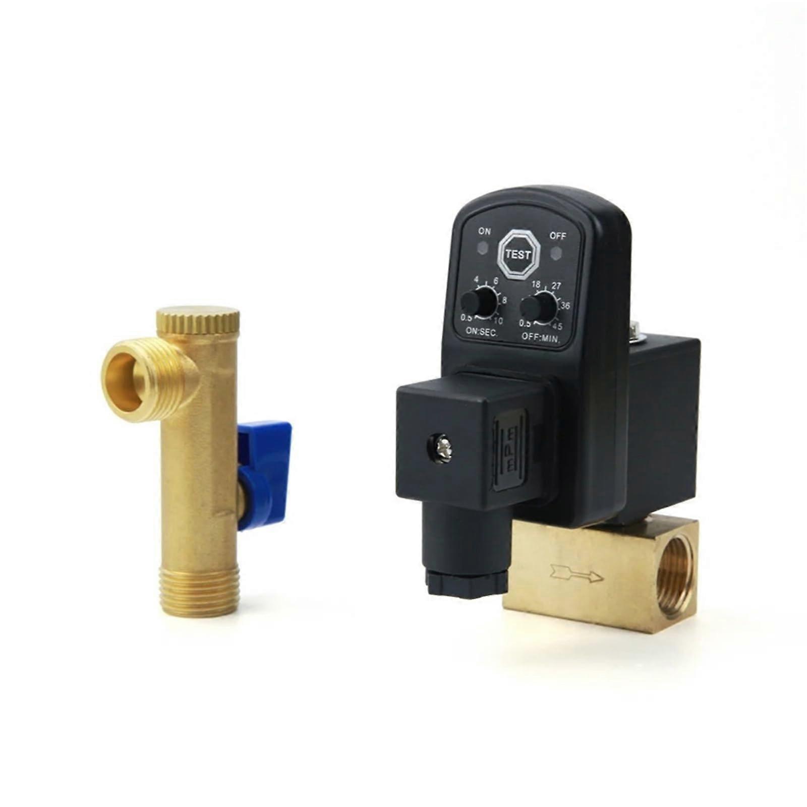 Automatic Electronic Drain Valve 1/2 Inch DN15, 1.6 MPa, 220V AC, Onebody Type