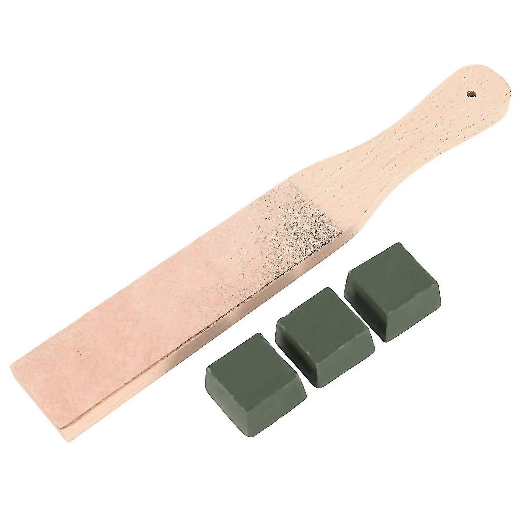 For Leather Strop Board 3 Packs Polishing Compound Hone Knife Sharpener