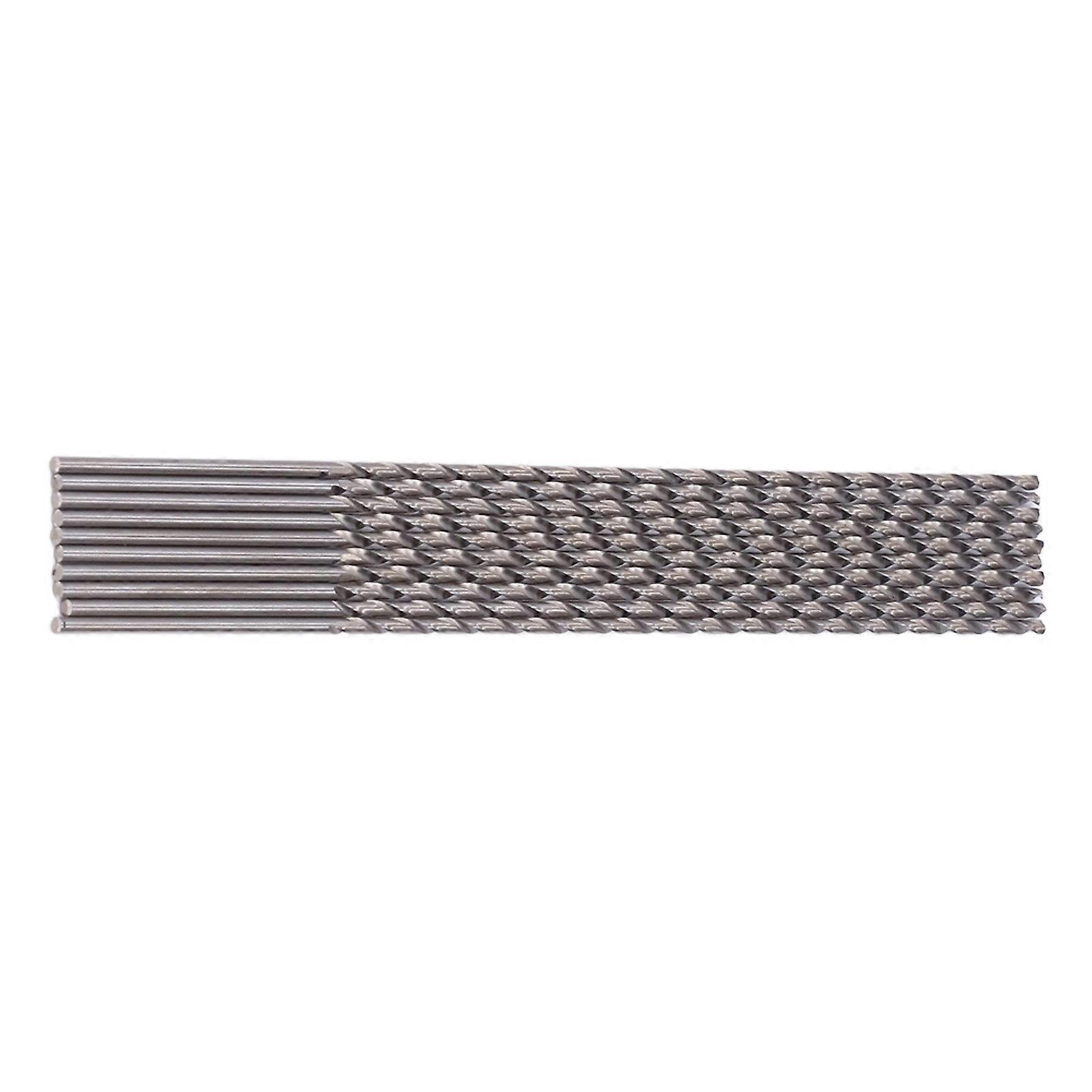 10Pcs Extra Long Twist Drill Bits Extended HSS Straight Round Shank Processing Tools 2.5x200mm
