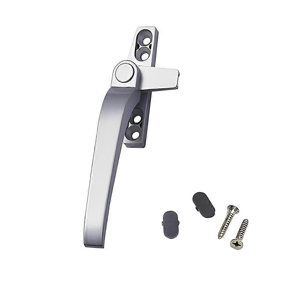 Fenstergriff Lockable Aluminum Alloy Lever Handle, Left-Hand, Rust-Resistant Silver Finish, Multicolor, Home Hardware