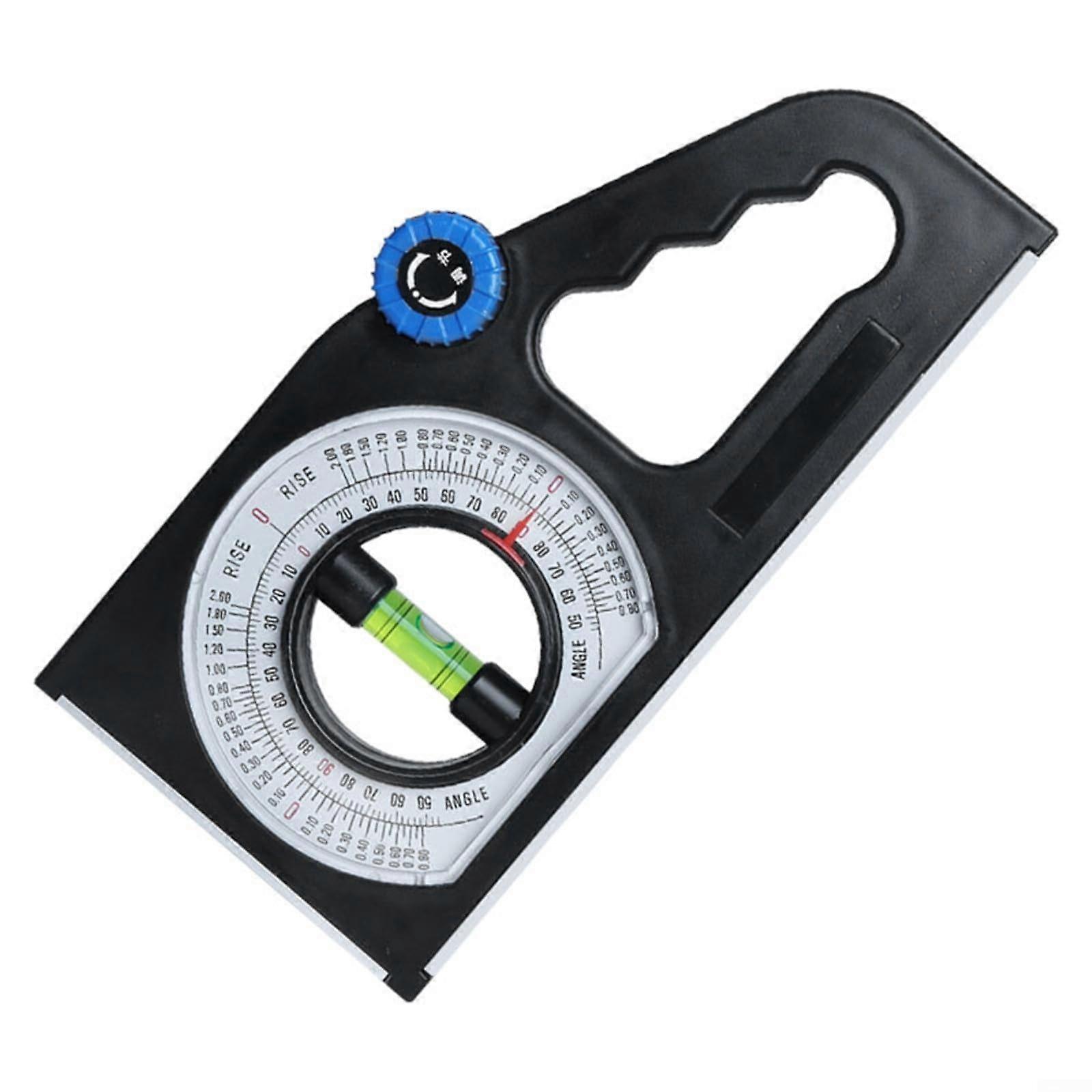 Digital Angle Finder Level Tool, Ergonomic Grip Measuring Protractor for Construction Projects, 360° Rotation