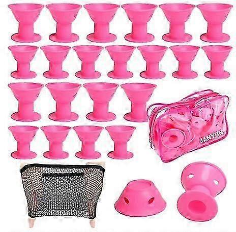 40 Pcs Magic Hair Rollers Soft Silicone Curls
