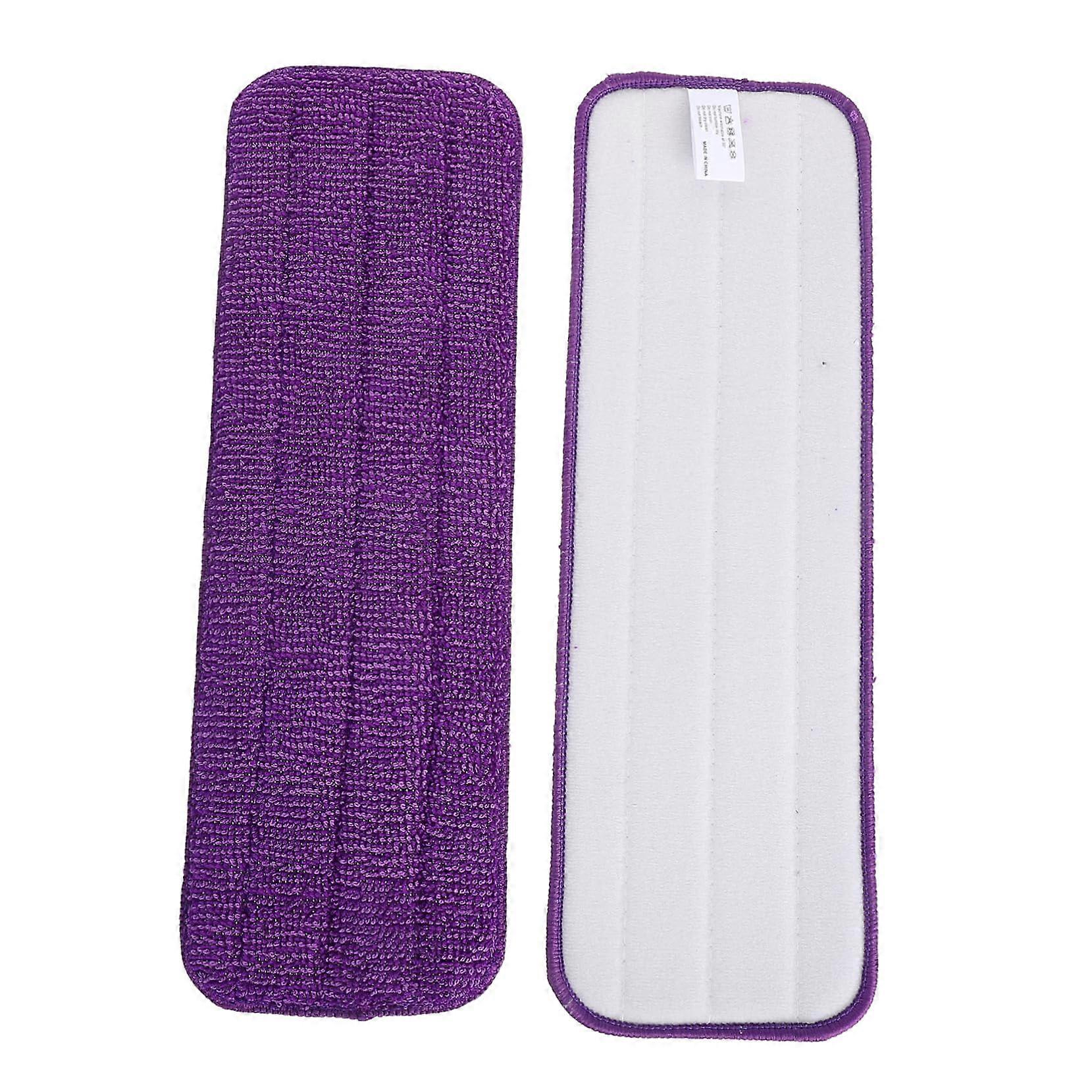 2 Pieces Absorption Microfiber Mop for Efficient Floor Cleaning, Machine Washable for Office