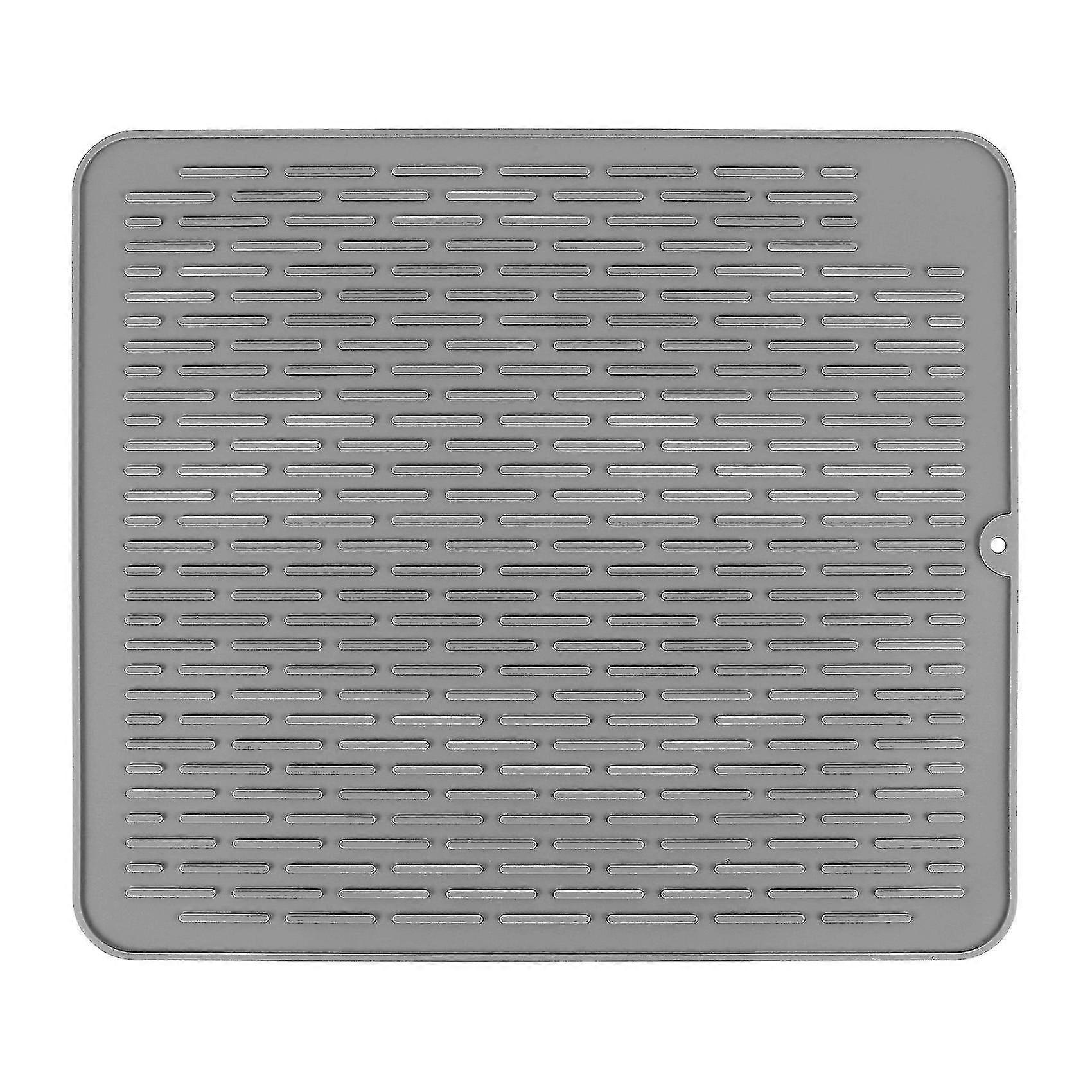 Large Silicone Placemat as a Drying & Drain Mat for Kitchen Table: Non-slip, Durable Pad for Sink Top