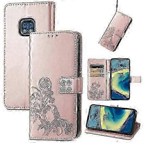 Enhanced Leather Case for Nokia XR 20 with Secure Four-leaf Clasp & Emed Buckle - Protective Phone Cover
