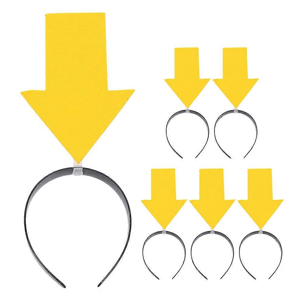 6pcs Novelty Arrow Headbands for Adults – Fun Hair Accessories for Halloween & Themed Parties – Unique Photo Props to Enhance Party Atmosphere