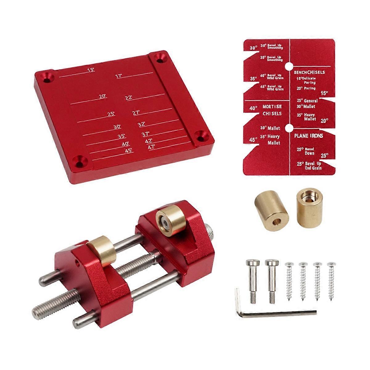 Honing Guide System Chisel Sharpening Kit for Woodworking Chisels and Planes 5/32 to 3In Chisel Sha