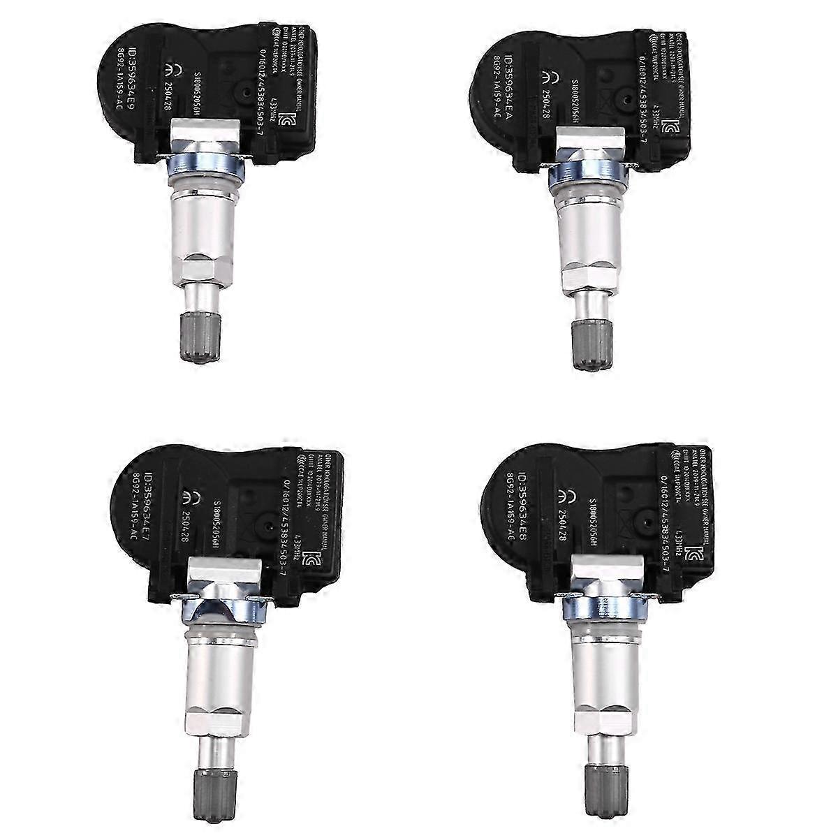4PCS TPMS Tire Pressure Monitor Sensor 433MHz for Mondeo