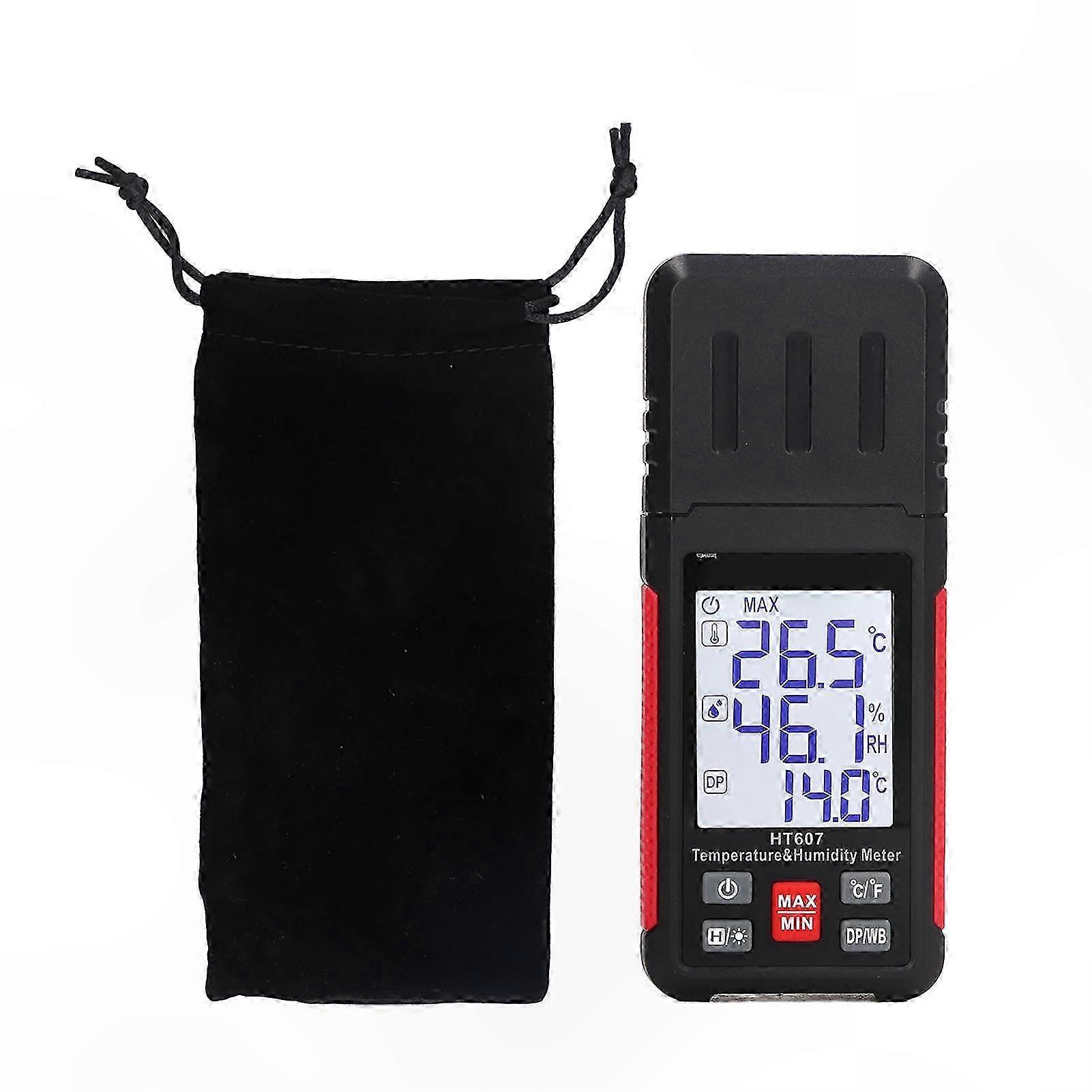 Precise Portable Thermometer Hygrometer for Indoor Outdoor Temperature Humidity Monitoring