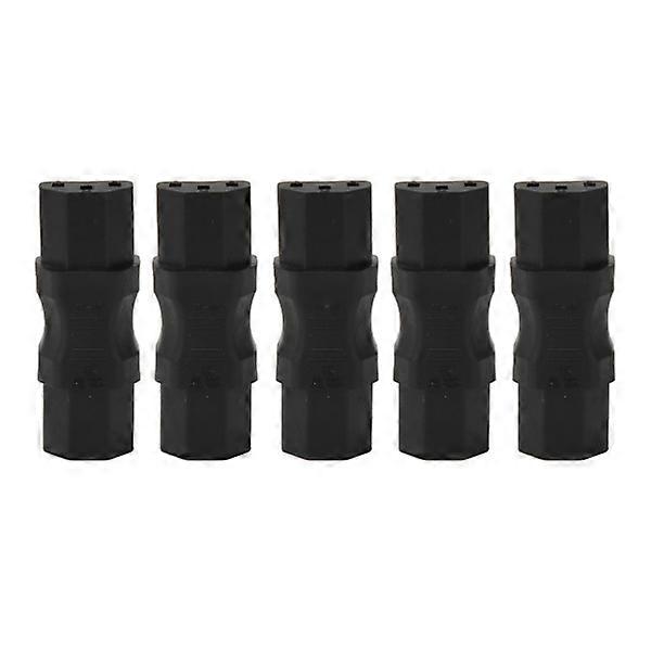 5pcs IEC320 C13 to IEC320 C15 Power Adapter Copper Standard Converter Connector