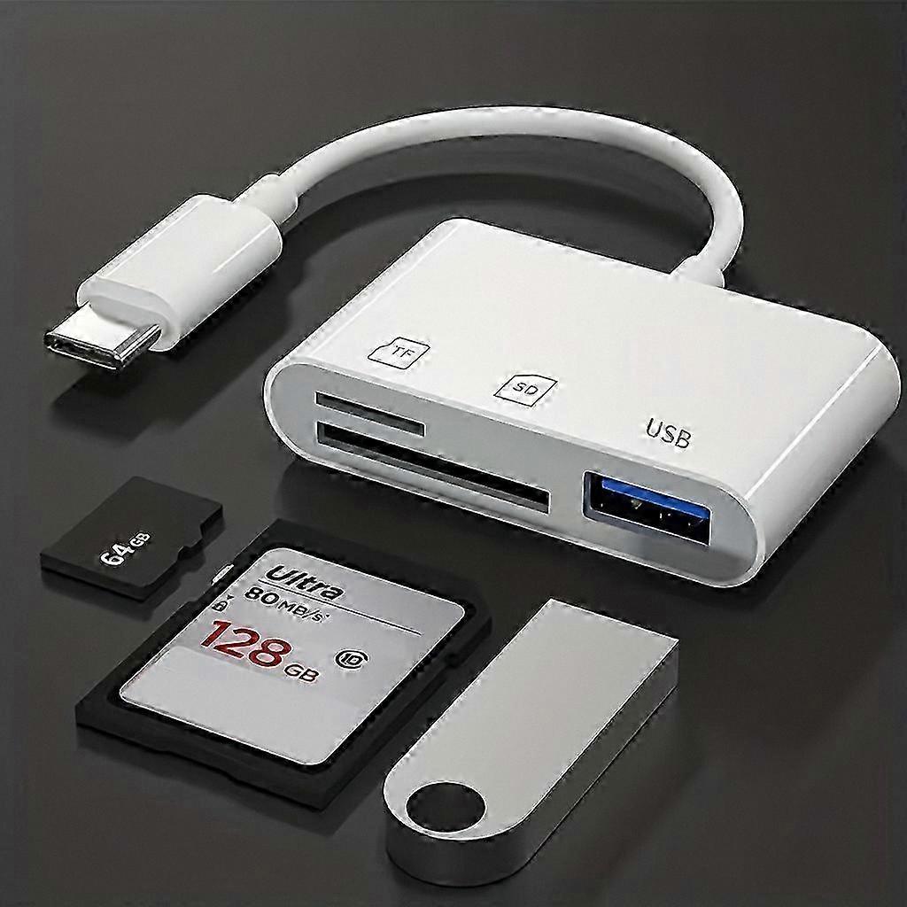 USB C SD Card Reader Adapter for Android, PC, Camera, Phone - Micro SD Converter