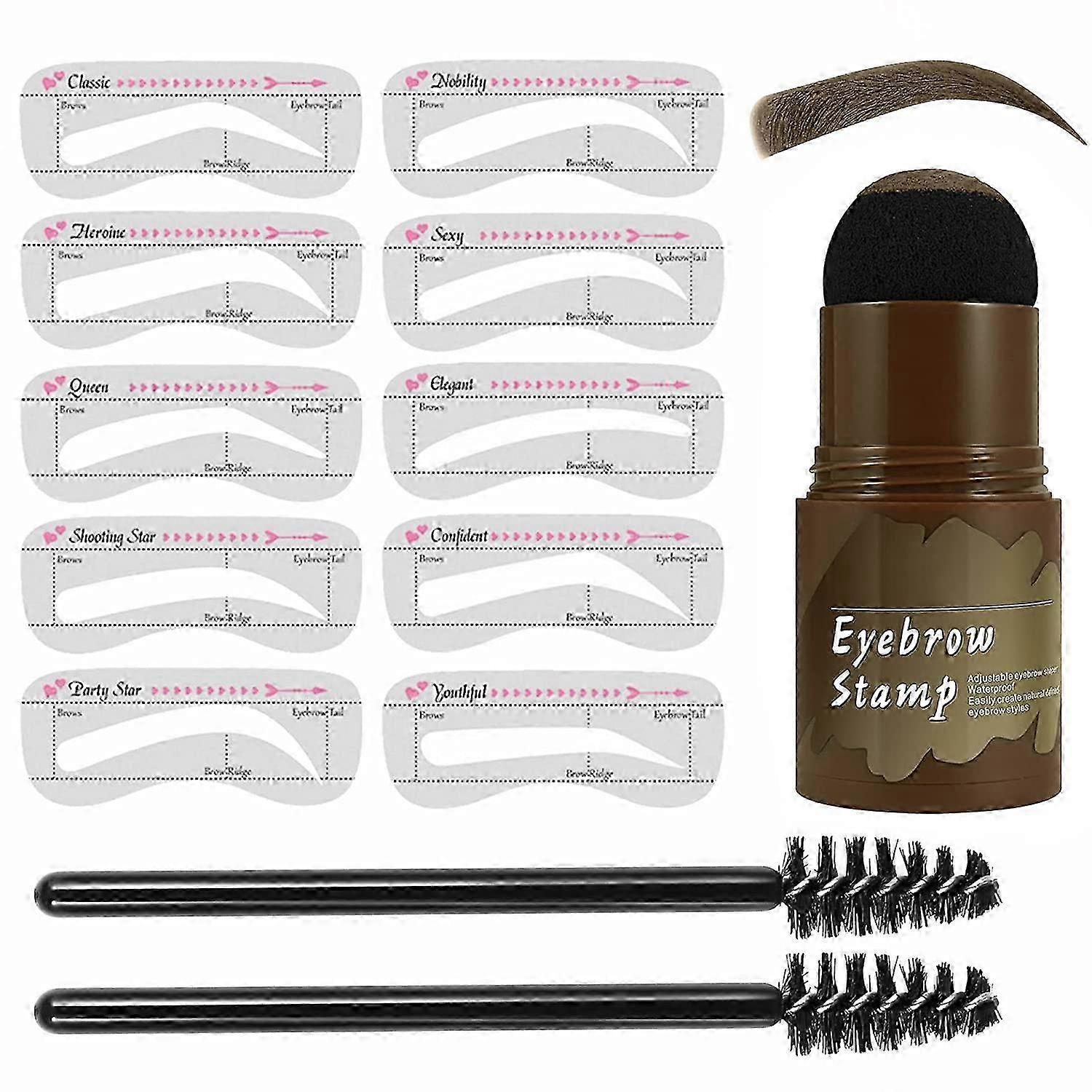 Eyebrow Stamp Stencil Kit, Brow Stamp And Shaping Kit