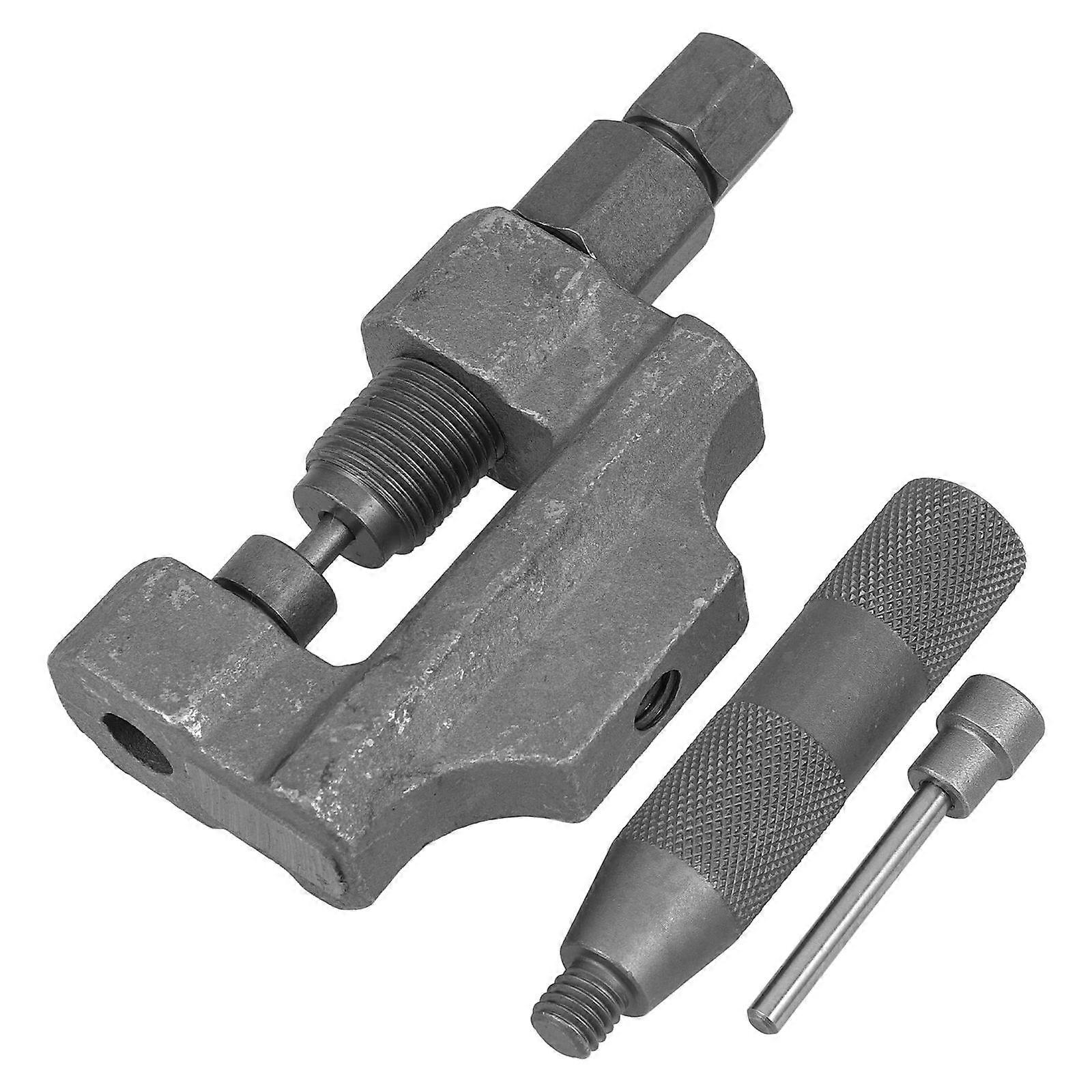 Chain Breaker Tool Motorcycle Chain Removal Heavy Duty Steel Design For Motorcycle Owners 1 Set