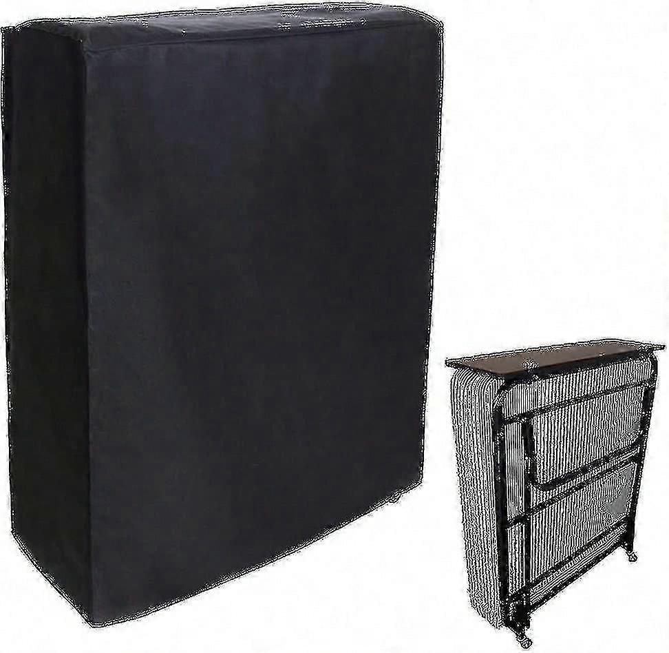 غطاء سرير مزدوج مقاوم للماء ومسامي مع سحاب ، حقيبة تخزين سرير قابلة للطي مقاومة للغبار لأسرة الضيوف