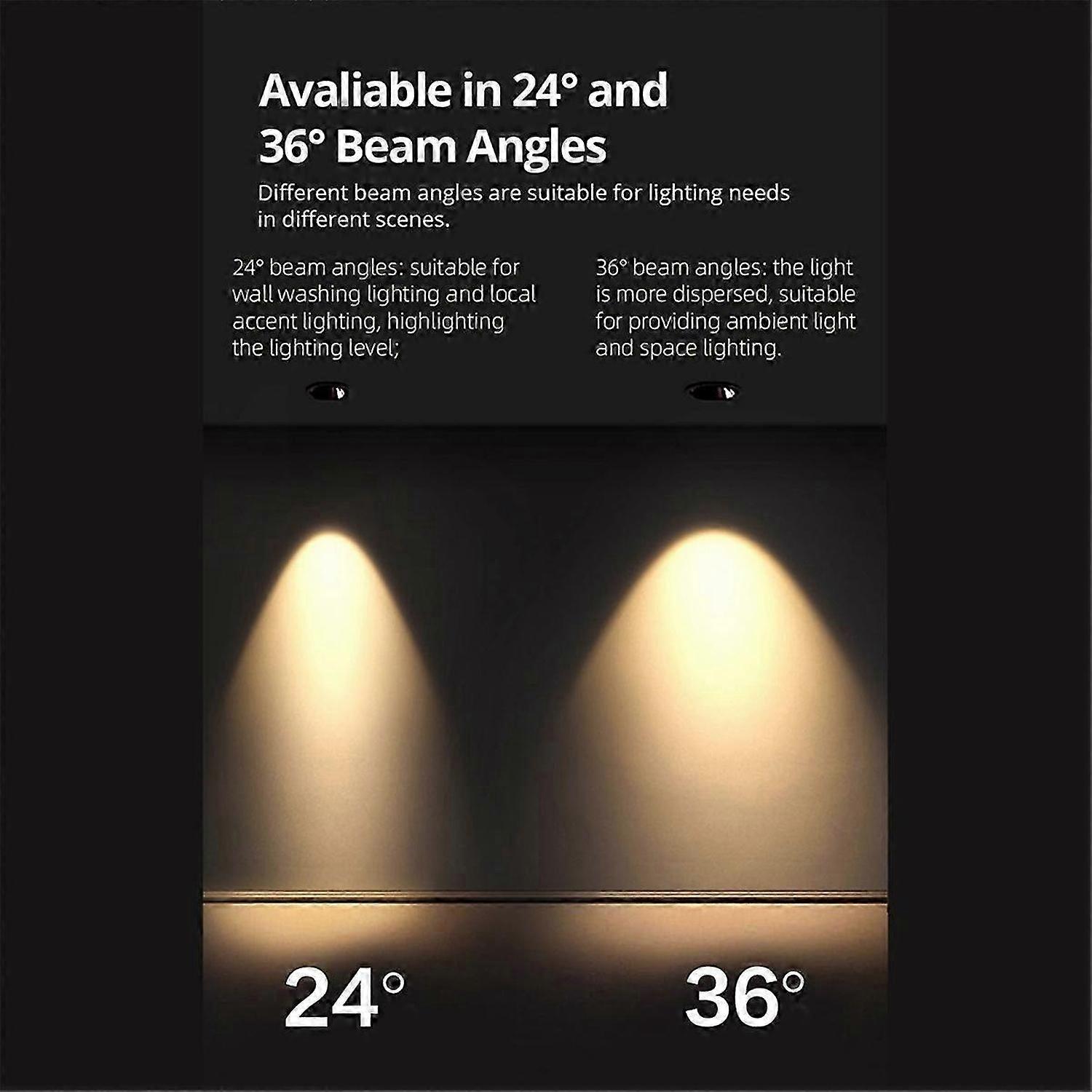 Matter WiFi LED Spotlight 36°Angle Adjustable Support Voice Control