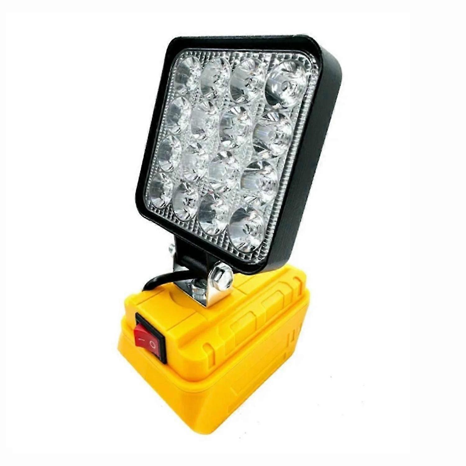 For 18V Li-Ion Battery Cordless LED Work Light Flashlight