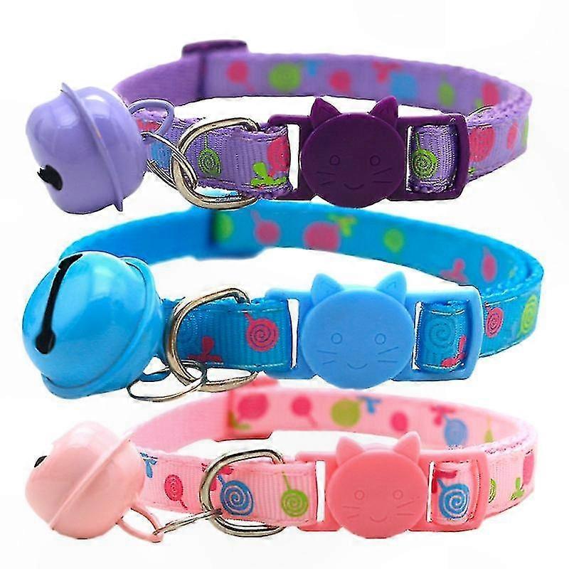 3-Pack Bowtie Pet Collars for Dogs