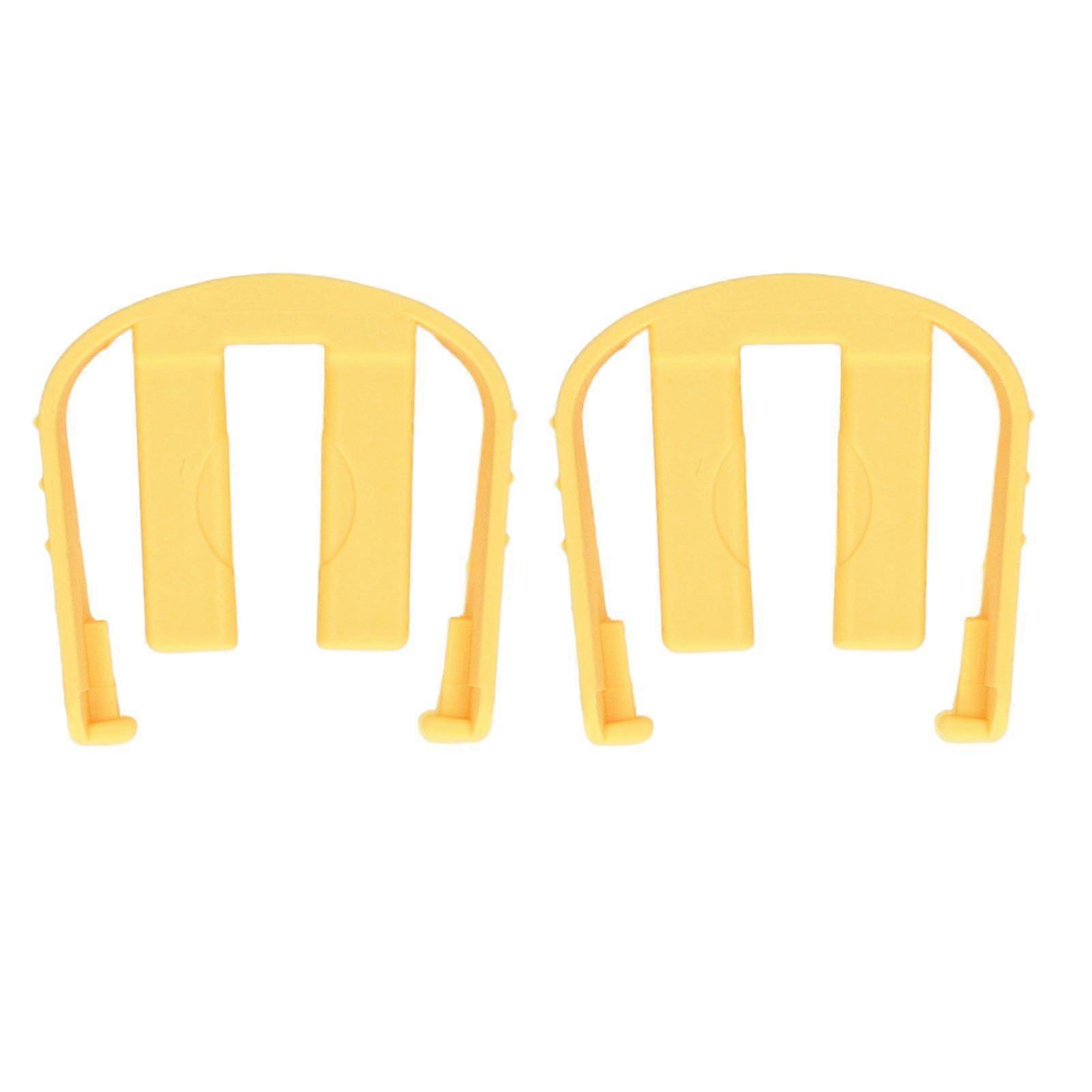 2pcs Car Wash Machine Quick Connector Buckle Car Washer C Clip Replacement Part for Karcher K2 K3 K7 Yellow
