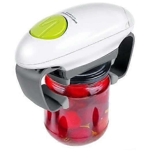 One Touch Electric Jar Opener - Powerful Automatic Bottle Opener for Weak Hands and Seniors with Arthritis