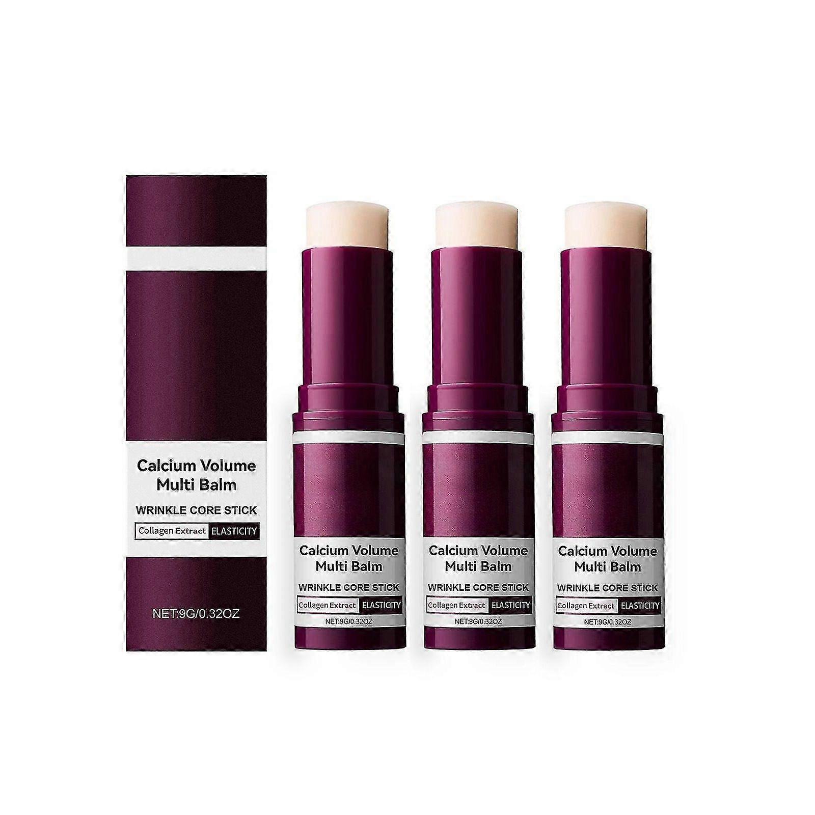 بلسم متعدد الكالسيوم ، بلسم متعدد الحجم للكالسيوم ، عصا التجاعيد الأساسية ، عصا ترطيب الكولاجين ، مضاد للشيخوخة ، مرطب ، شد البشرة ، مناسب للعيون