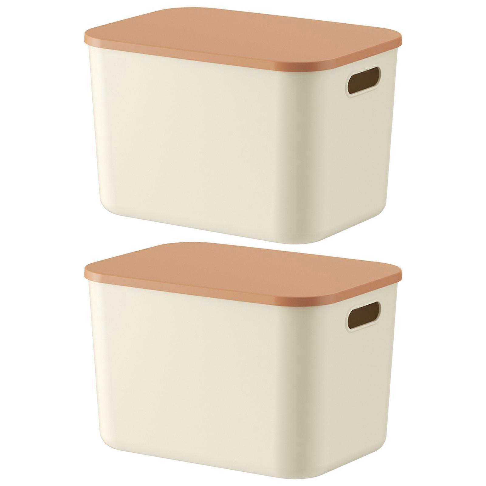 Stackable Home Storage Container Cream Design Dustproof Lid Storage Container For Clothes Toy Organization  Extra large size
