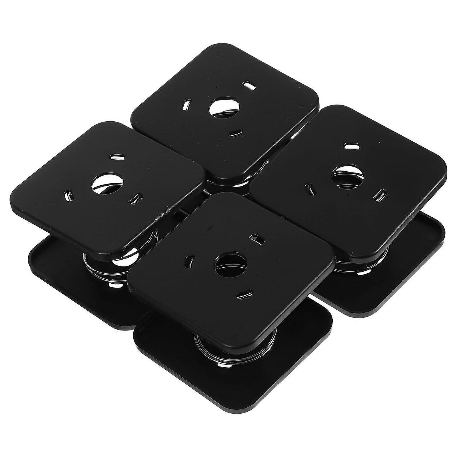 4pcs Automatic Lifting Tissue Box Holder Spring Support Plastic Tissue Dispenser Spring Bracket For Bathroom Office Kitchen Household Use