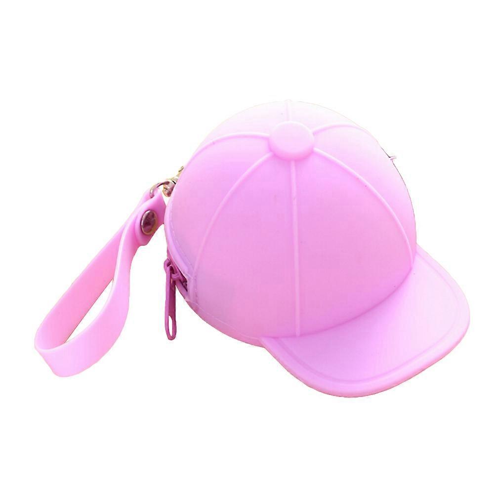 Baseball Wallet Silicone Coin Purse for Coin with Candy Color Mini Purse