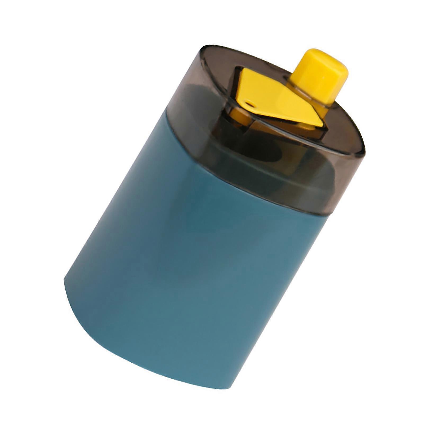 Press Type Large Capacity Toothpick Box 9.3x5.5cm Blue Dispenser