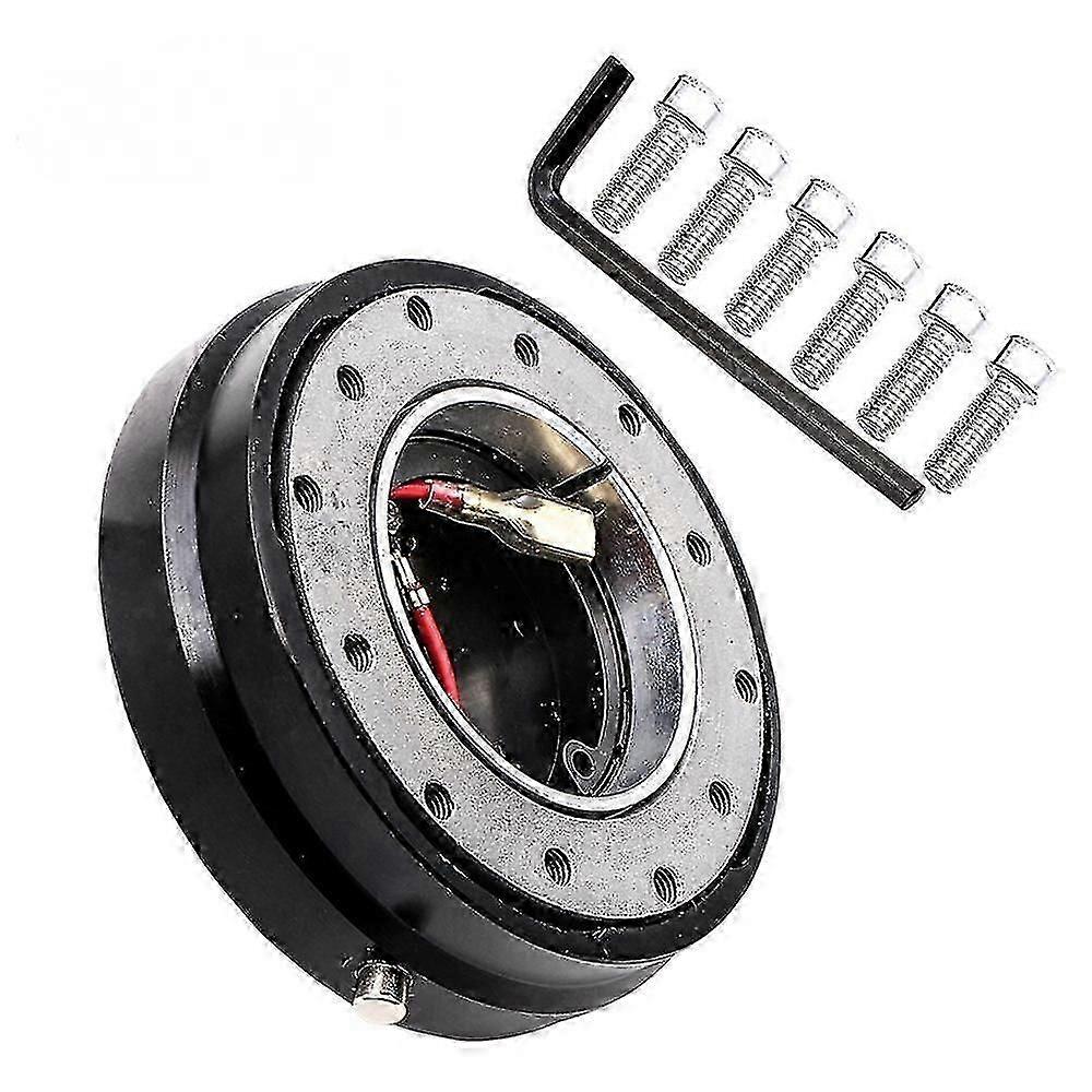 Quick Release Lenkrad Kit Universal Racing Lenkrad Quick Release Booster - Schwarz (ein Stück)