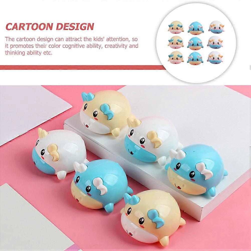 Kids Inertial Car Toy Car-Shaped Vehicle for Children and Kids with Multi-Color Abs Material Providing Battery-Free 10Pcs