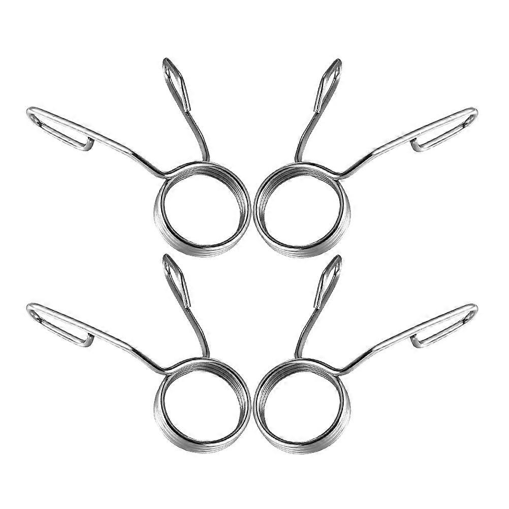 Barbell Collar Clips 4Pcs Spring Clip Collars Ideal For Weightlifting Providing Firmness And Stability During Exercise