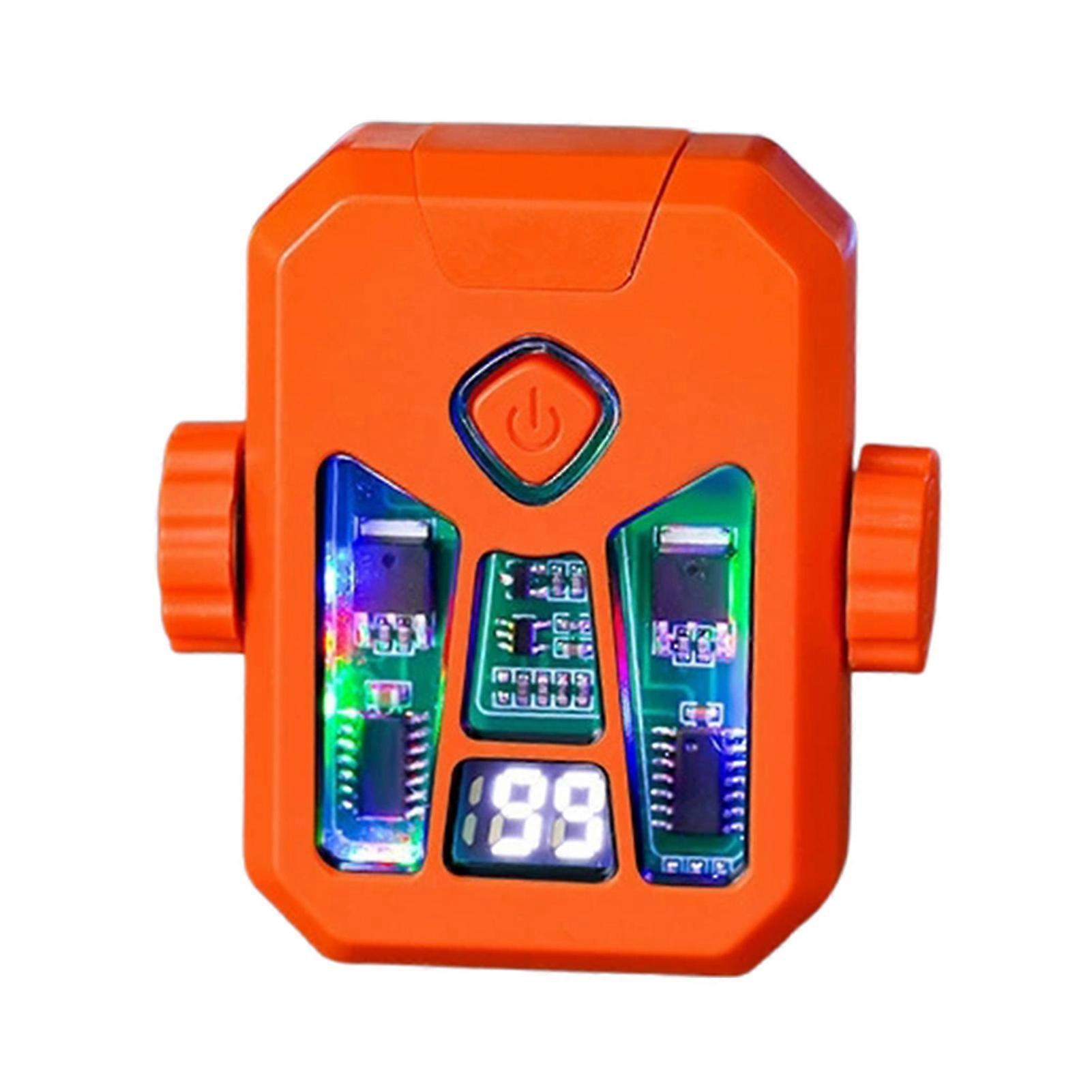 Rechargeable Dual Arc Lighter With Fidgets Spinners Cobs Flashlight Cool Colorful LED Light Effects Unique Present for Lighter Lovers
