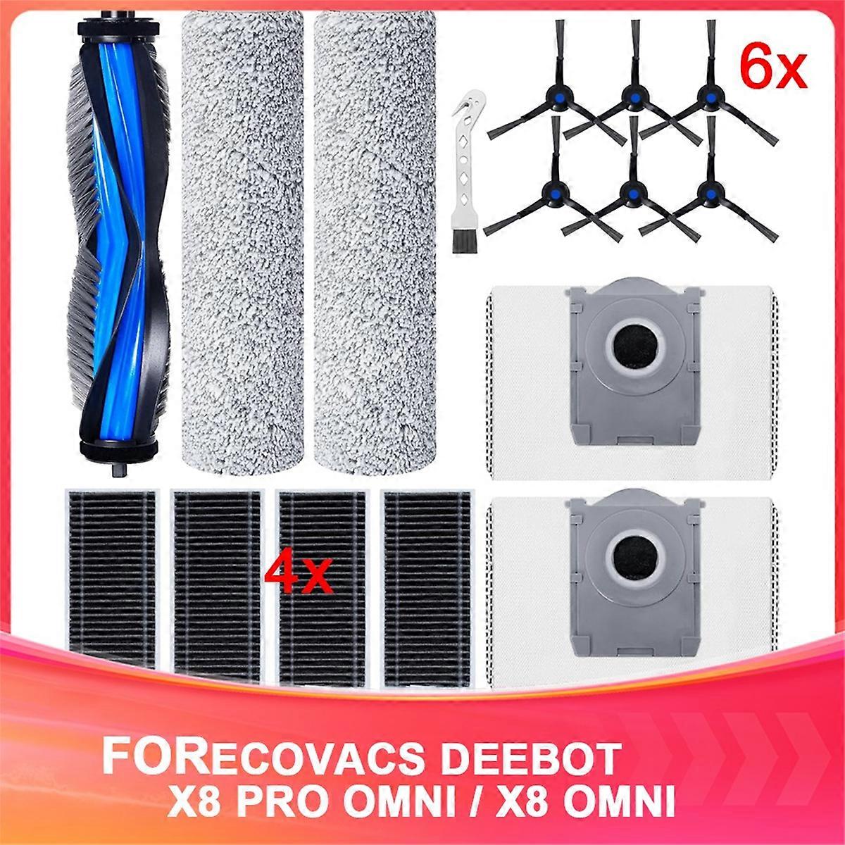16pcs Replacement Parts for X8 Pro Omni for S14 Plus Vacuum Cleaner