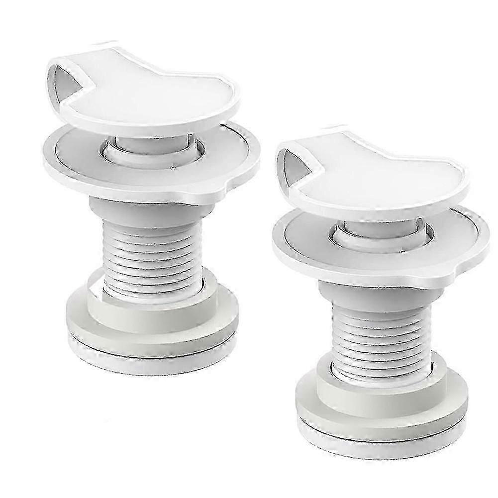 Replacement Cooler Drain Plugs - 2 Pack Easy Install Shaft Length for Portable Ice Chests