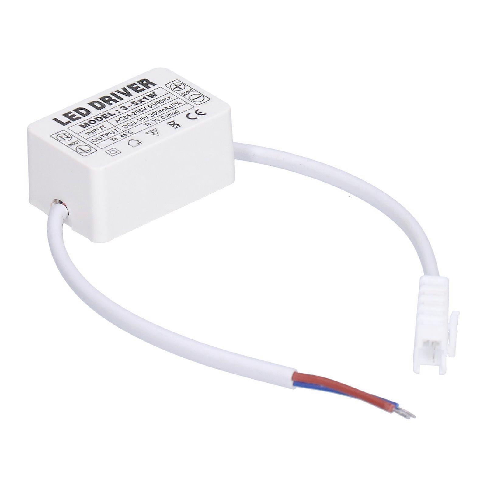 LED Driver 300mA 918VDC Small Size Easy Installation Good Heat Dissipation LED Transformer for Home