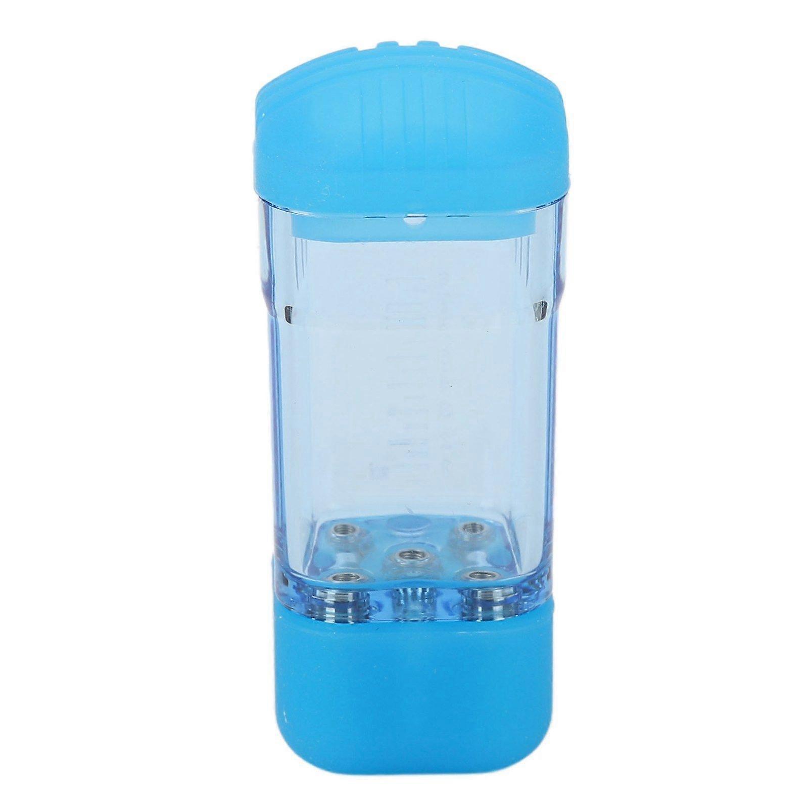 8ml Scalp Applicator Transparent Empty Roller Bottle Scalp Oil Comb for Hair Growth Serum Transparent Blue