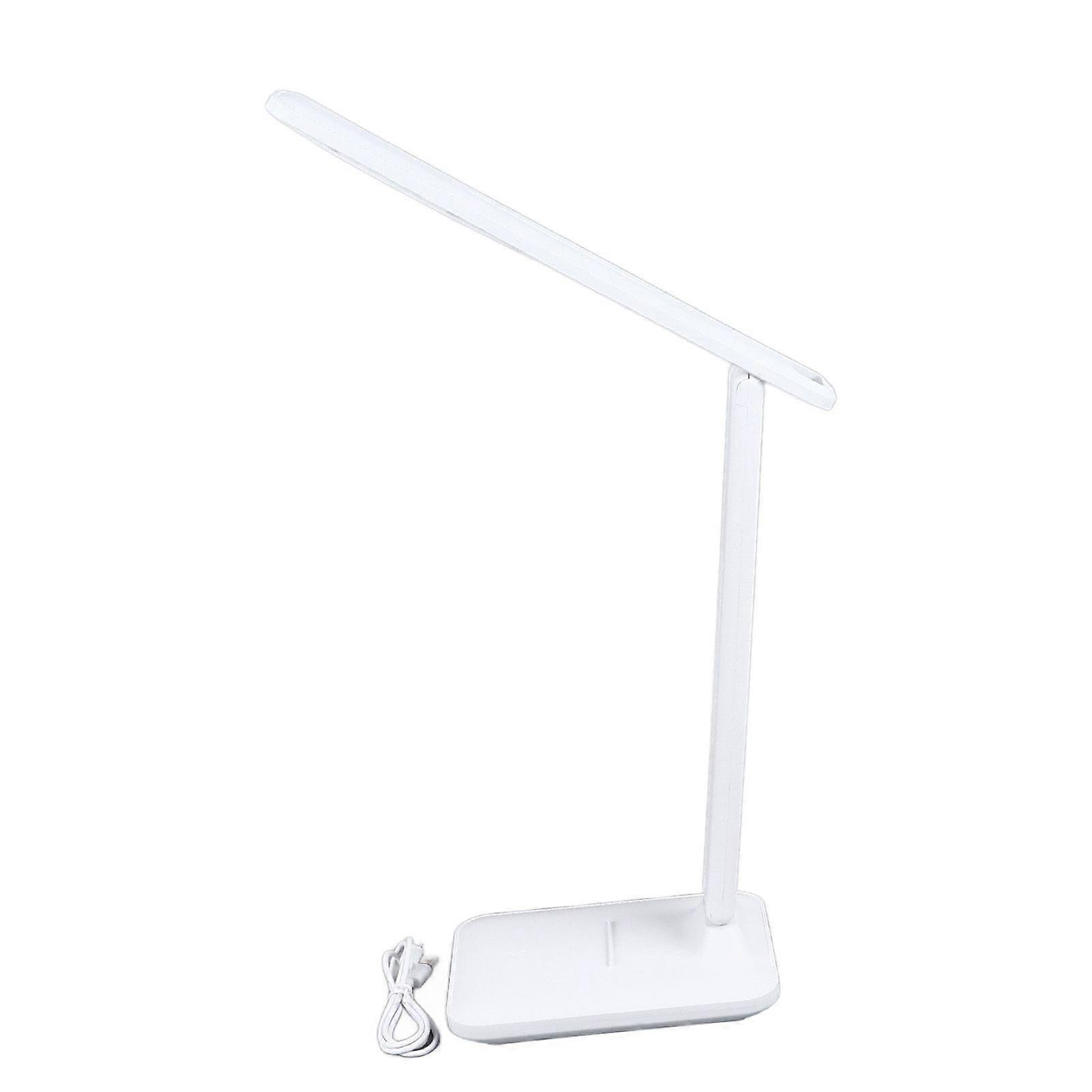 LED Desk Lamp Dimmable Eye Caring Reading Light Touch Control USB Charging Table Lamp for Bedside Dormitory Bedroom
