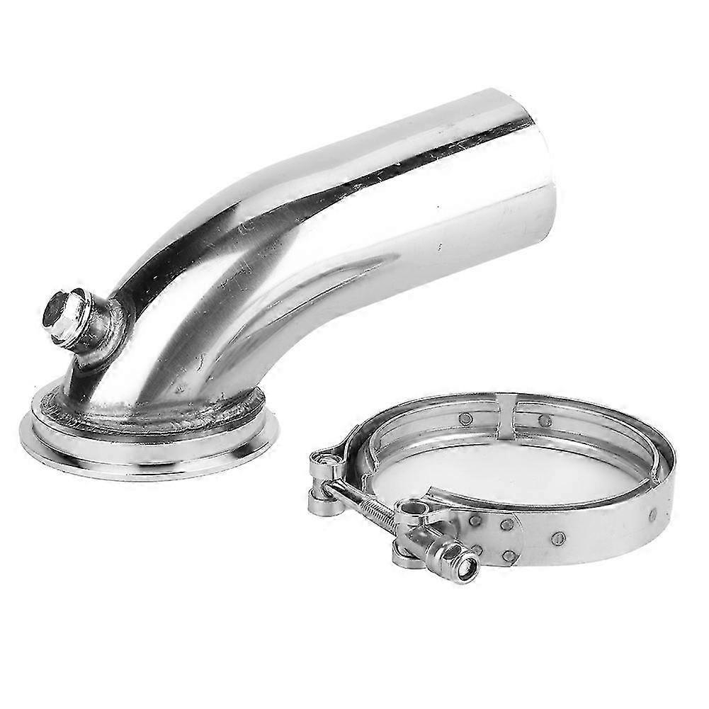 3'' Stainless Downpipe Elbow V-band Adapter Flange Clamp Fit For Turbo HY35 HX HE351 2025