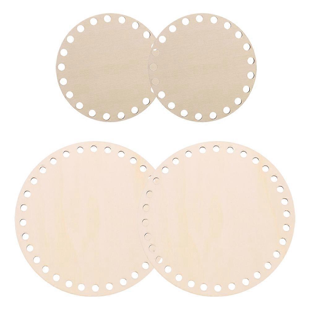 Beige Wood Embroidery Frame for Cross Stitch 8Pcs DIY Craft Tool