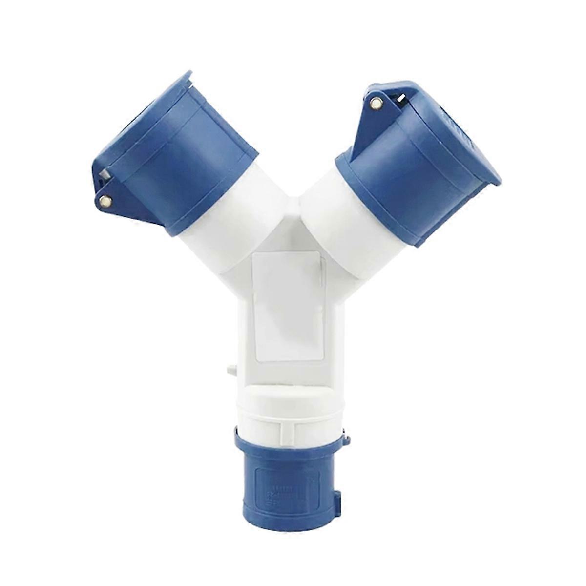 Y-Type Industrial Plug IP44 Waterproof 3Pin 16A Multi-Function Connector Branch Socket Three-Phase P