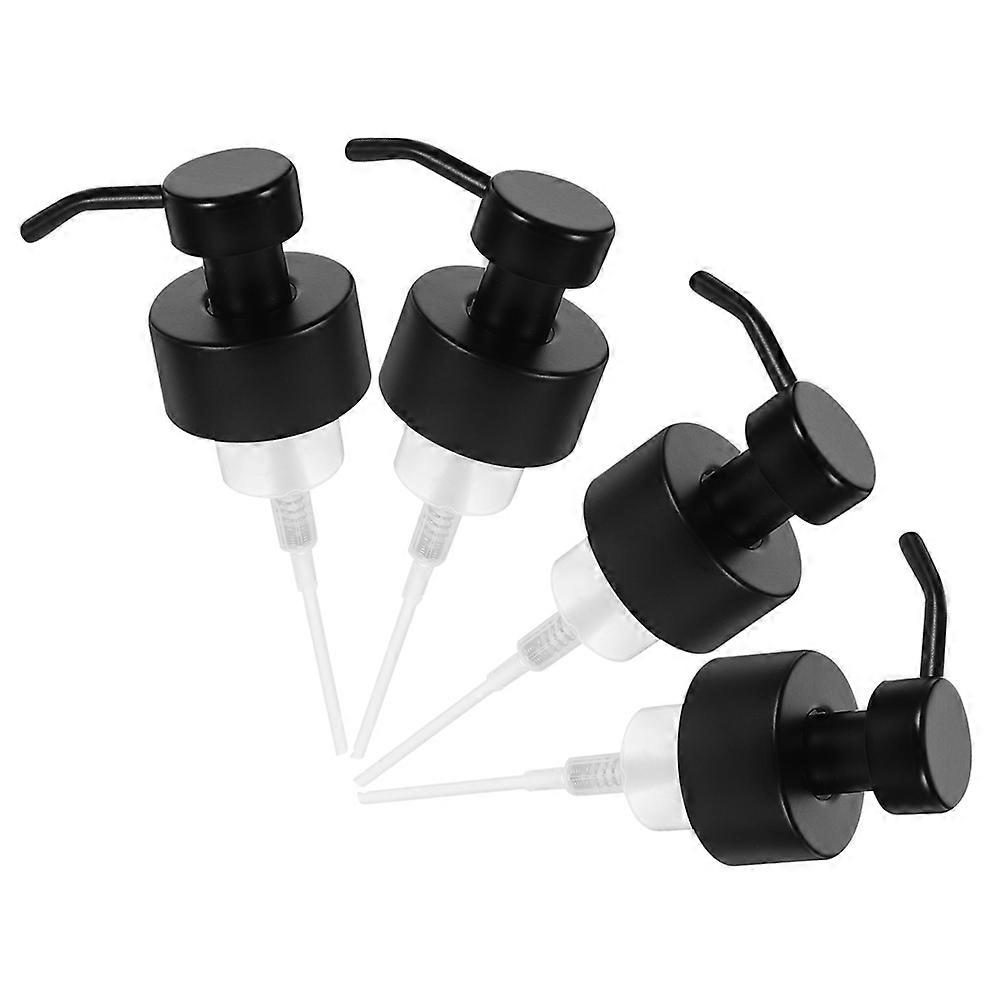 Universal Soap Pump Dispenser Replacement Suitable For Household Users Sleek Modern Style Black 12 Pcs Durable Function