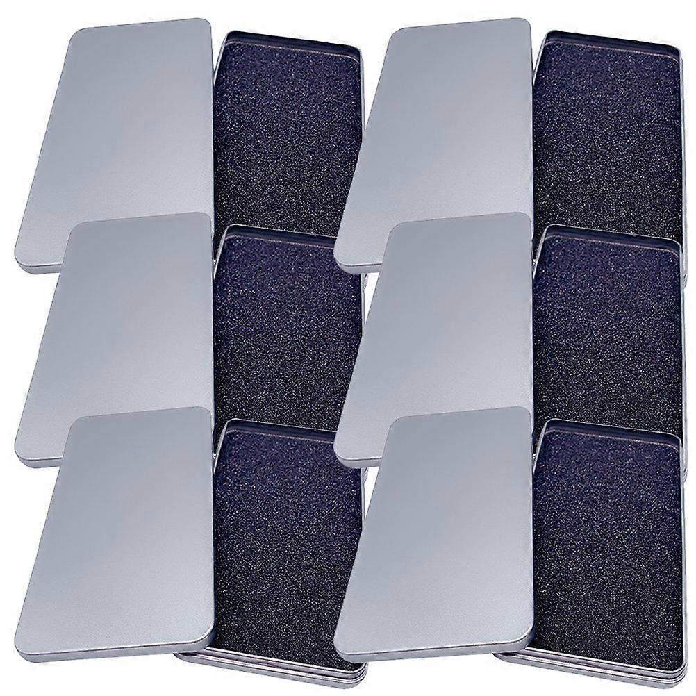 Foam Tempered Glass Container For Home Organization In Simple Design 17X9CM Size For Smartphone Accessories 12Pcs
