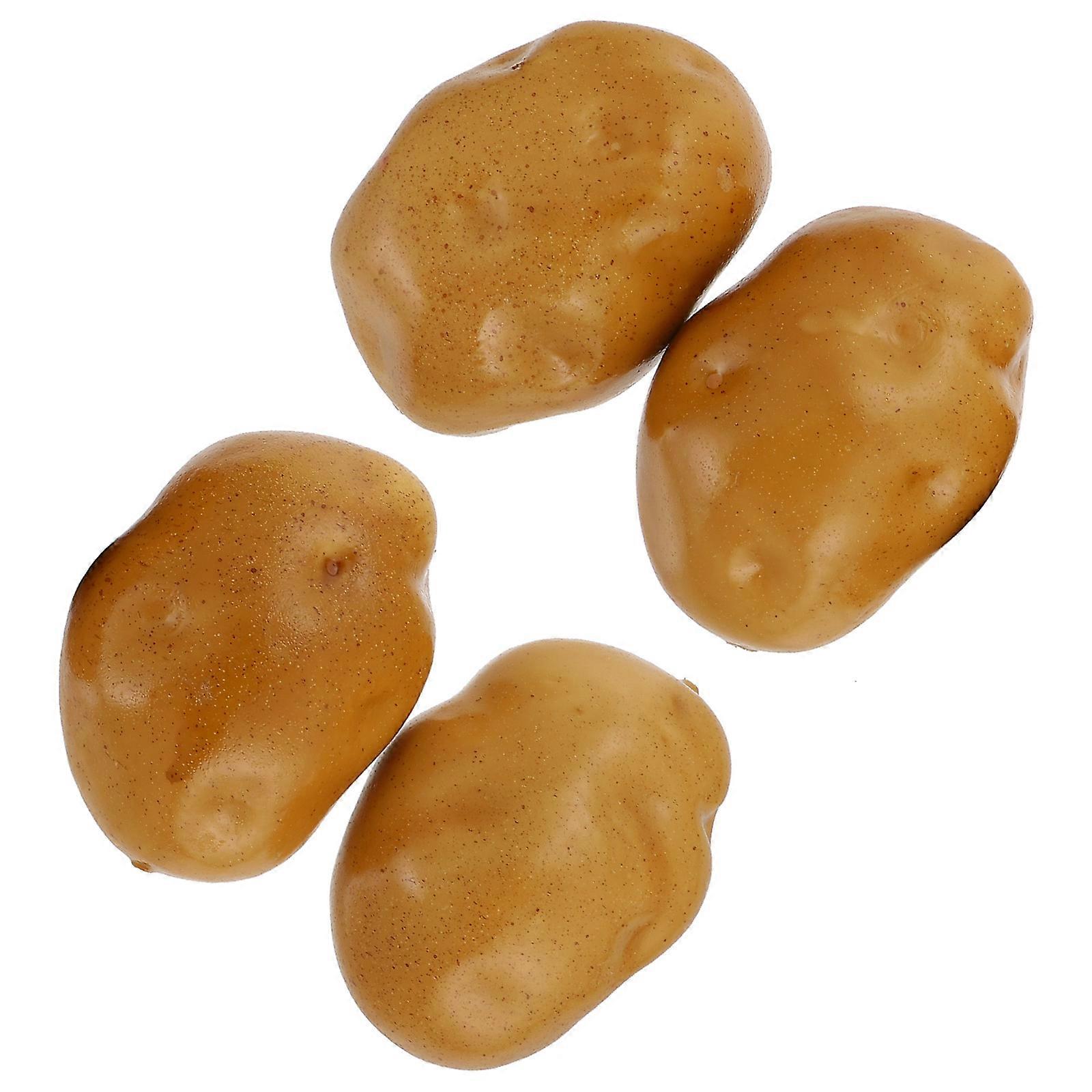 Showcase Accessory Decorative Potato Models for Kitchen Decor 12Pcs